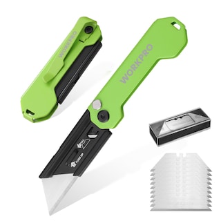 Foto 1 | Foto 1 | Cuchillo Utilitario Plegable Workpro Mini Cortador De Cajas Con 10 Cuchillas - Venta Internacional.