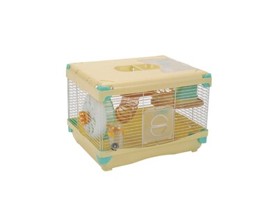 Foto 1 | Foto 1 | Jaula Sunny para Roedor de Doble Piso Ancha Amarilla