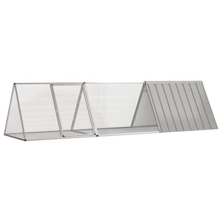 Foto 1 | Foto 1 | Jaula Para Conejos Vidaxl Rabbit Hutch House Garden Acero Gris - Venta Internacional.