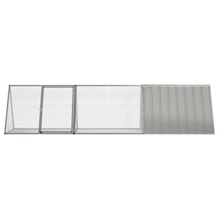 Foto 3 | Foto 3 | Jaula Para Conejos Vidaxl Rabbit Hutch House Garden Acero Gris - Venta Internacional.