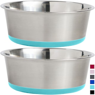 Foto 1 | Foto 1 | Juego De Cuencos Para Perros Gorilla Grip De Acero Inoxidable De 1,9 L (paquete De 2) - Venta Internacional.