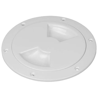 Foto 1 | Foto 1 | Plato De Cubierta Sea-dog Liso Con Forma De Cuarto De Vuelta, Blanco, 15 Cm - Venta Internacional.