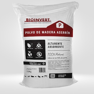Foto 1 | Foto 1 | Aserrín En Polvo Bioinvert 15kg Sustrato Para Mascotas