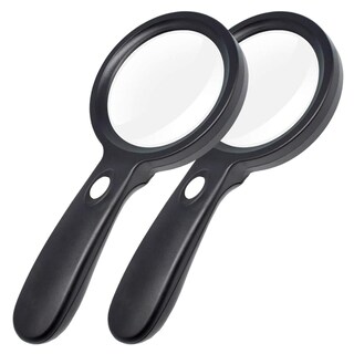 Foto 2 | Foto 2 | Lupas De Mano Multiusos 10x Ventdepot Mxmgl-002 2 Piezas Negro