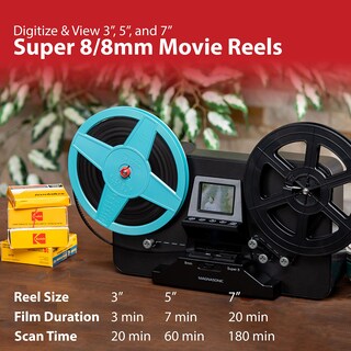 Foto 2 | Foto 2 | Escáner De Película Magnasonic All-in-one Super 8/8 Mm A Digital - Venta Internacional.