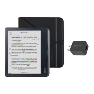 Foto 1 | Foto 1 | Ereader Kobo Libra De Color Negro Con Paquete De Funda Y Adaptador De Corriente Alterna - Venta Internacional.