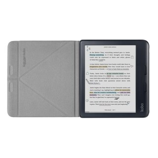 Foto 2 | Foto 2 | Funda Kobo Libra Colour Sleepcover Negra De Piel Vegana - Venta Internacional.