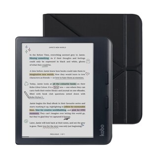 Foto 1 | Foto 1 | Paquete De Ereader Kobo Libra De Color Negro Con Funda De 32 Gb Resistente Al Agua - Venta Internacional.