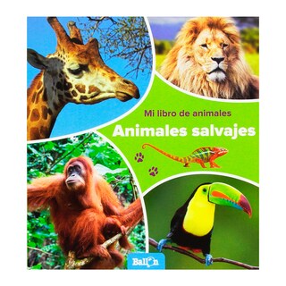 Foto 1 | Foto 1 | Animales Salvajes - Mi Libro de Animales Ballon Pasta Dura Multicolor
