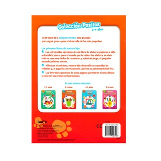 Foto 2 | Foto 2 | Libro Los Colores Libro de Stickers Ballon Rústica Rojo