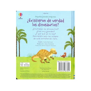 Foto 2 | Foto 2 | ¿Existieron de Verdad Los Dinosaurios? Usborne Pasta Dura color Amarillo