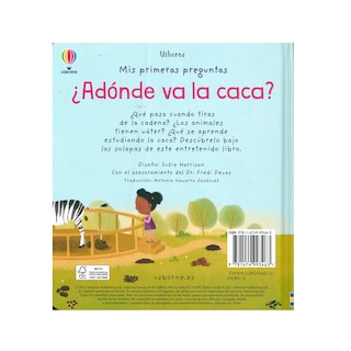 Foto 2 | Foto 2 | ¿a Dónde Va La Caca? Usborne Pasta Dura color Azul