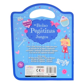 Foto 2 | Foto 2 | Mi Bolso De Pegatinas. Juegos Libro Divo Pasta Dura Azul