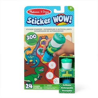 Foto 1 | Foto 1 | Bloc De Actividades Y Pegatina Con Estampado De Dinosaurios Melissa & Doug - Venta Internacional.