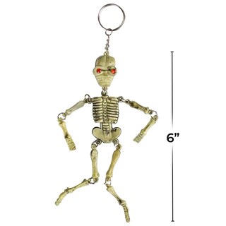 Foto 2 | Foto 2 | Llaveros Rhode Island Novelty Skeleton, Paquete De 12 - Venta Internacional.