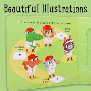Foto 4 | Foto 4 | Libro De Cartón Cottage Door Press ¡juguemos Al Béisbol! Para Bebés - Venta Internacional.