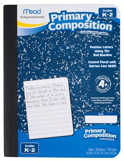 Foto 2 | Foto 2 | Composition Books Mead Primary, Con Rayas Anchas, 100 Hojas, Paquete De 5 - Venta Internacional.