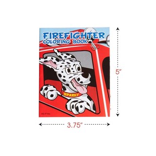 Foto 3 | Foto 3 | Libros Para Colorear Artcreativity Firefighter, Paquete De 12 - Venta Internacional.