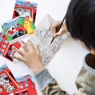 Foto 4 | Foto 4 | Libros Para Colorear Artcreativity Firefighter, Paquete De 12 - Venta Internacional.