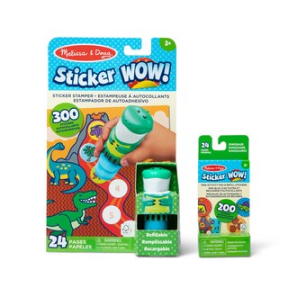 Foto 1 | Foto 1 | Sello Adhesivo Melissa & Doug Sticker ¡guau! Paquete De Dinosaurios - Venta Internacional.