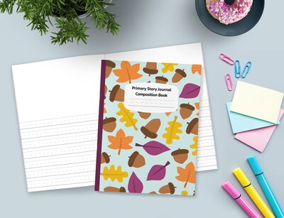 Foto 2 | Foto 2 | Libro De Composición Genérica Fall Acorns Draw And Write K-2 - Venta Internacional.