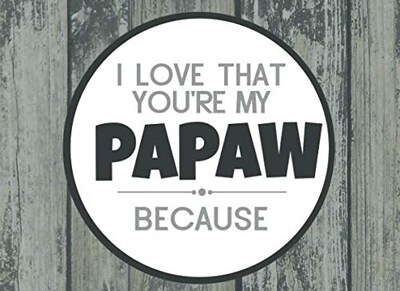 Foto 1 | Foto 1 | Complete El Espacio En Blanco Libro «te Amo» Para Papaw De Grandkids - Venta Internacional.