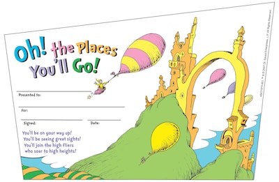 Foto 1 | Foto 1 | Premios De Reconocimiento A Eureka Dr. Seuss: «oh, Los Lugares A Los Que Irás» - Venta Internacional.