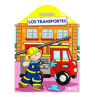 Foto 1 | Foto 1 | Libro Los Transportes Pinta de Colores Ballon Rústica Multicolor