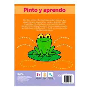Foto 2 | Foto 2 | Libro Pinto y Aprendo 5-6 Años Ballon Rústica Anaranjado