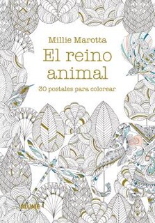 Foto 1 | Foto 1 | 30 Postales Para Colorear. Reino Animal Millie Marotta Blume Tapa Blanda