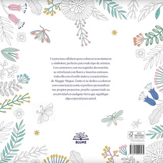 Foto 4 | Foto 4 | Letras Creativas Para Colorear Carole Fenwick Blume Tapa Blanda