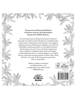 Foto 4 | Foto 4 | Mini. Criaturas Curiosas Millie Marotta Blume Tapa Blanda