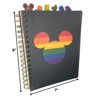Foto 5 | Foto 5 | Cuaderno Con Diseños Innovadores Disney Pride Mickey Mouse - Venta Internacional.