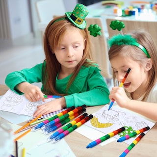 Foto 7 | Foto 7 | Libros Para Colorear Divertidos Para El Día De San Patricio Para Niños Con Crayones X24 - Venta Internacional.