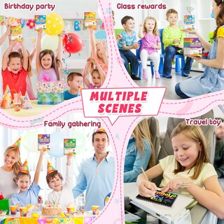 Foto 5 | Foto 5 | Libreta Scratch Art Party Favors Feredo Kids Rainbow, Paquete De 24 - Venta Internacional.