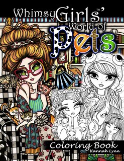 Foto 1 | Foto 1 | Libro Para Colorear Whimsy Girls' World Of Pets - Venta Internacional.