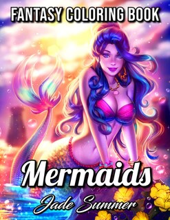 Foto 1 | Foto 1 | Libro Para Colorear Genérica Mermaids With Fantasy Women And Ocean - Venta Internacional.