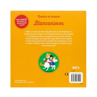 Foto 2 | Foto 2 | Libro de Blancanieves Ballon Rústica