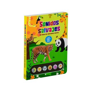 Foto 1 | Foto 1 | Libro Infantil Con Botones De Sonido Y Luces: Sonidos Salvajes, Un Paseo Por Diferentes Hábitats