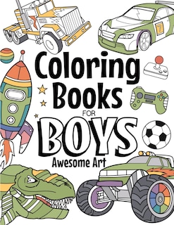 Foto 1 | Foto 1 | Libro Para Colorear Publicado De Forma Independiente Awesome Art Boys 4-8 Y - Venta Internacional.