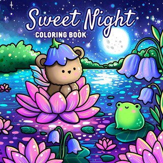 Foto 1 | Foto 1 | Libro Para Colorear Sweet Night 42 Ilustraciones Mágicas Para Todas Las Edades - Venta Internacional.
