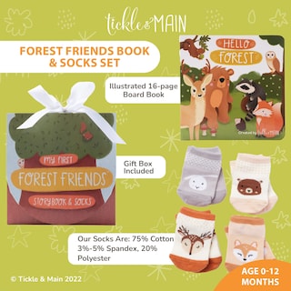 Foto 2 | Foto 2 | Cuento Tickle & Main Woodland Forest Friends + 4 Pares de Calcetas - Venta Internacional