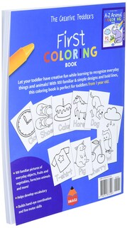 Foto 3 | Foto 3 | Libro Para Colorear Creative Para Niños De 1 A 3 Años, 100 Everyday Thin - Venta Internacional.