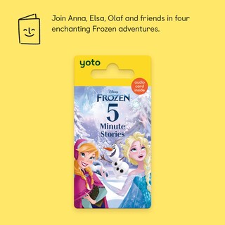 Foto 2 | Foto 2 | Tarjeta De Audio Yoto Disney Frozen: Historias De 5 Minutos Para Niños Mayores De 3 Años - Venta Internacional.