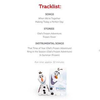 Foto 4 | Foto 4 | Tonies Olaf, Personaje De Reproducción De Audio De Frozen De Disney - Venta Internacional.