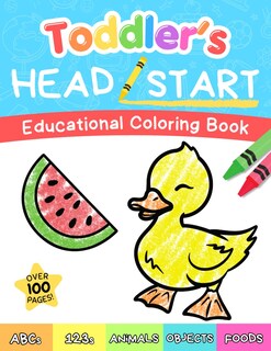 Foto 1 | Foto 1 | Libro Para Colorear Head Start Educational Para Niños De 1 A 3 Años - Venta Internacional.