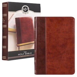 Foto 1 | Foto 1 | Bible Christian Art Gifts Kjv Con Estampado Gigante De Piel Sintética Estándar - Venta Internacional.