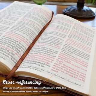 Foto 5 | Foto 5 | Bible Christian Art Gifts Kjv Con Estampado Gigante De Piel Sintética Estándar - Venta Internacional.