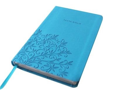 Foto 2 | Foto 2 | Biblia Reina Valera 1960 Letra Grande. Símil Piel Azul, Tamaño Manual