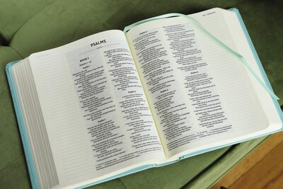 Foto 5 | Foto 5 | Bible Niv Journal The Word, Tapa Dura De Doble Columna, Verde Azulado - Venta Internacional.